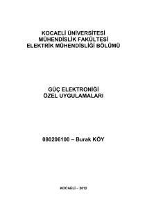piller - Kocaeli Üniversitesi | Mühendislik Fakültesi Elektrik