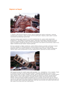 17 Ağustos 1999 Marmara depremi sonrası, deprem bölgelerinde