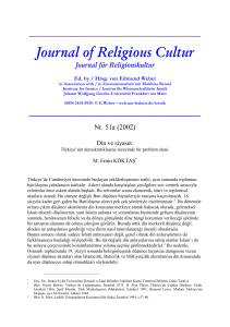 Journal of Religious Cultur - Drucken - Goethe