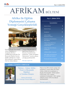 afri afrikam - İstanbul Aydın Üniversitesi