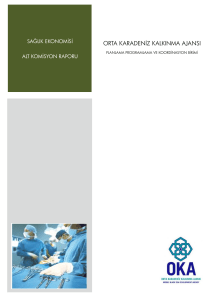 Sağlık Alt Komisyon Raporu - Orta Karadeniz Kalkınma Ajansı