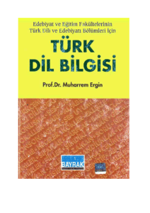 Turk dil bilgisi-muherrem ergin