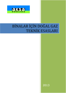 binalar için doğalgaz teknik esasları