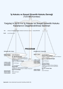 Yargıtay`ın 2010 Yılı İş Hukuku ve Sosyal Güvenlik Hukuku