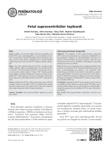 Fetal supraventriküler taflikardi