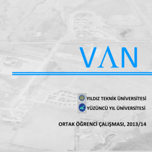 Van Yıldız Teknik Üniversitesi/Yüzüncü Yıl Üniversitesi Ortak
