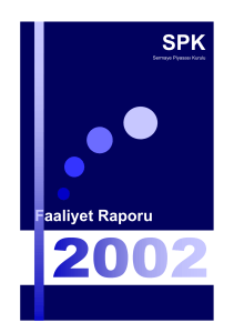 2002 yılı faaliyet raporu