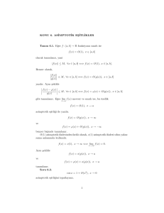 [a, b] → R fonksiyonu sınırlıise f(x)