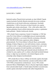 www.abuzerakbiyik.com.tr den alınmıştır. ŞANLIURFA TARİHİ