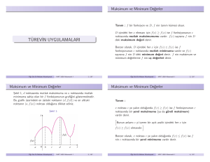 t¨urev˙ın uygulamaları