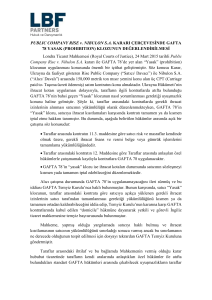 PUBLIC COMPANY RISE v. NIBULON SA KARARI