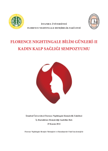 Kadın Kalp Sağlığı.indb - İstanbul Üniversitesi Florence Nightingale