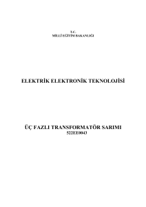 elektrik elektronik teknolojisi üç fazlı transformatör - megep