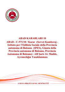 ABA ABAD - C-571 //1 Istituto per l`E autonoma di B Provincia aut
