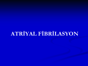 atriyal fibrilasyon
