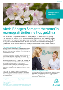 Aleris Röntgen Samariterhemmet`in mamografi ünitesine hoş geldiniz