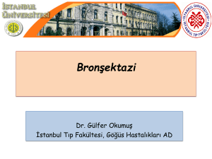 Bronşektazi - İstanbul Tıp Fakültesi