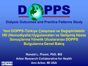 DOPPS`a genel bakış: Türkiye çalışması