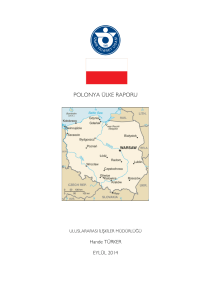 polonya ülke raporu - İzmir Ticaret Odası