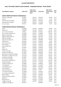 sağlık hizmetleri meslek yüksekokulu teknik bilimler meslek