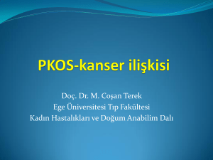 PKOS ve Jinekolojik Kanser Riski - TJOD