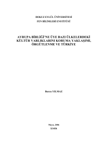 avrupa birliği`ne üye bazı ülkelerdeki kültür varlıklarını koruma