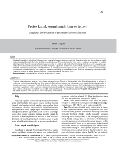 Diagnosis and treatment of prosthetic valve dysfunction (PDF