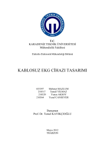 kablosuz ekg cġhazı tasarımı - KTÜ Elektrik