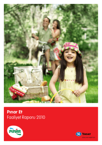 Pınar Et Faaliyet Raporu 2010