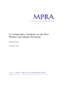 A Comparative Analysis on the Free Market and Islamic Economy