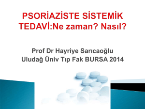 Asitretin (Neotigason) - Prof. Dr. Hayriye Sarıcaoğlu