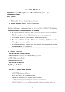 1 KULLANMA TALİMATI ADENOTEK 6mg/2ml IV - Farma-tek