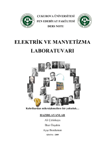 elektrġk ve manyetġzma laboratuvarı