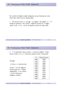 MAT 1009 Matematik I 0/ 1