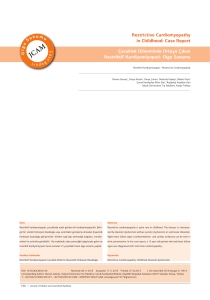 Olgu Sunumu - Journal of Clinical and Analytical Medicine