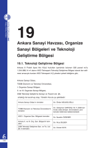 Ankara Sanayi Havzası, Organize Sanayi Bölgeleri ve Teknoloji