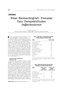 FETAL EKOKARDÜOGRAFÜ kopya