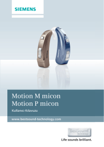Motion M micon Motion P micon