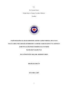 1 T.C. Dr. Siyami Ersek Göğüs Kalp ve Damar Cerrahisi Merkezi