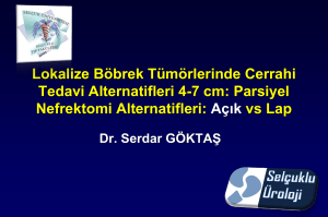 Lokalize Böbrek Tümörlerinde Cerrahi Tedavi Alternatifleri 4