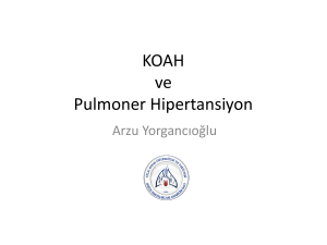 KOAH ve Pulmoner Hipertansiyon -
