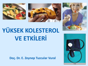 KOLESTEROL YÜKSEK TANSİYON İLİŞKİSİ