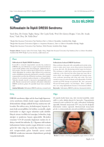 Sülfosalazin ile İlişkili DRESS Sendromu (PDF Available)