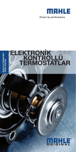 ELEktronik tErMostAtLAr kontroLLü