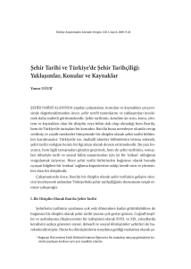 indir - Türkiye Araştırmaları Literatür Dergisi