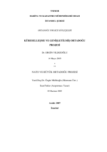 küreselleşme ve genişletilmiş ortadoğu projesi nato ve