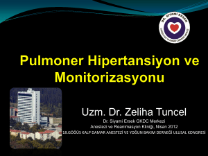 Pulmoner hipertansiyon ve görüntülenmesi