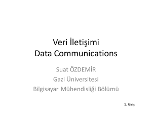 Veri İletişimi Data Communications