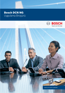 Bosch DCN NG Uygulama Broşürü
