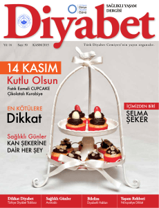 Dikkat - Türk Diyabet Cemiyeti